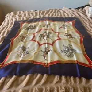 Vintage Hermes Scarf Ecole d'Equitation